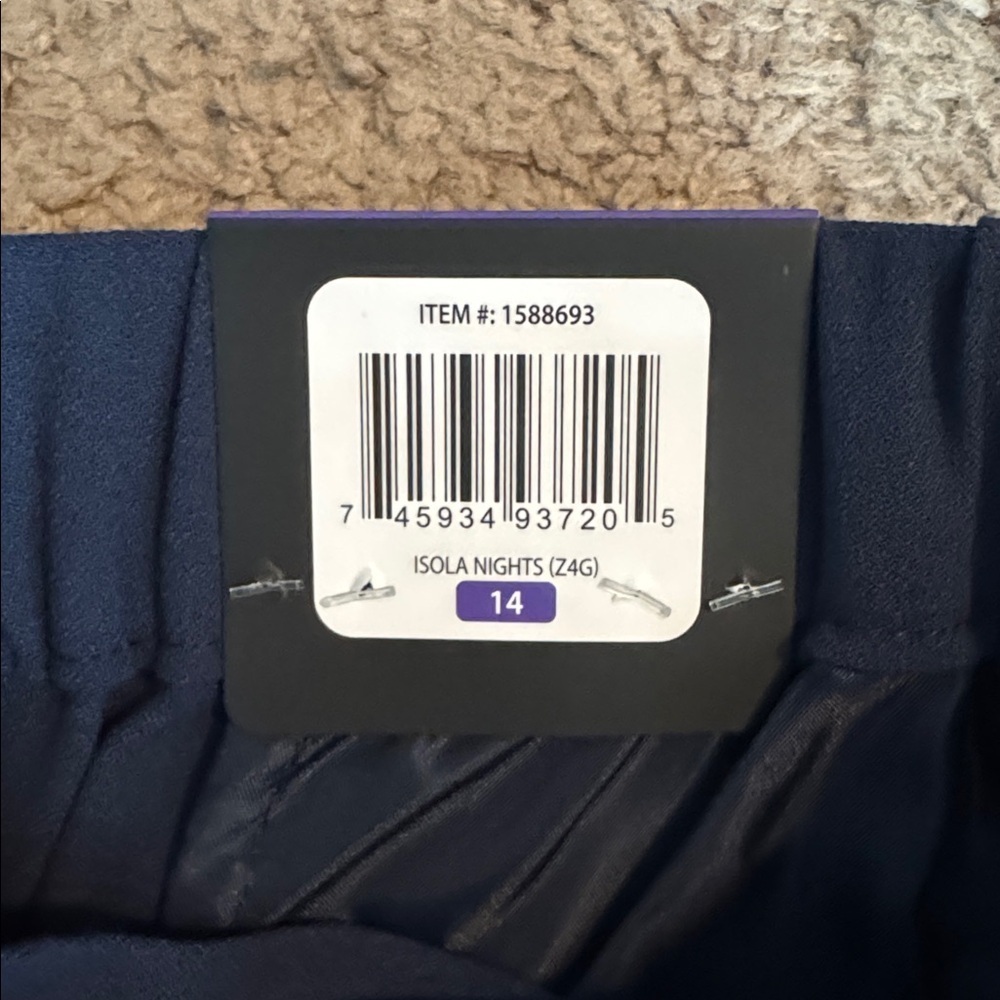 NWT Banana Republic Navy Dress Pants | Size 14 | Classic Stretch Workwear - Picture 5 of 5